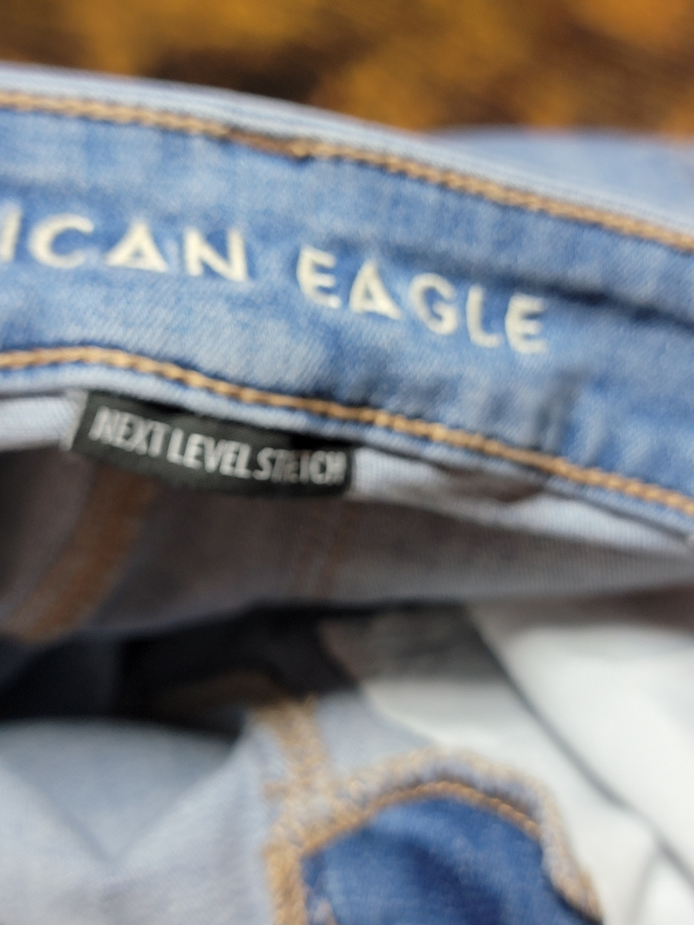 American Eagle Outfitters Light Blue Women’s Skinny Jeans Size 10 Xshort - Picture 9 of 11